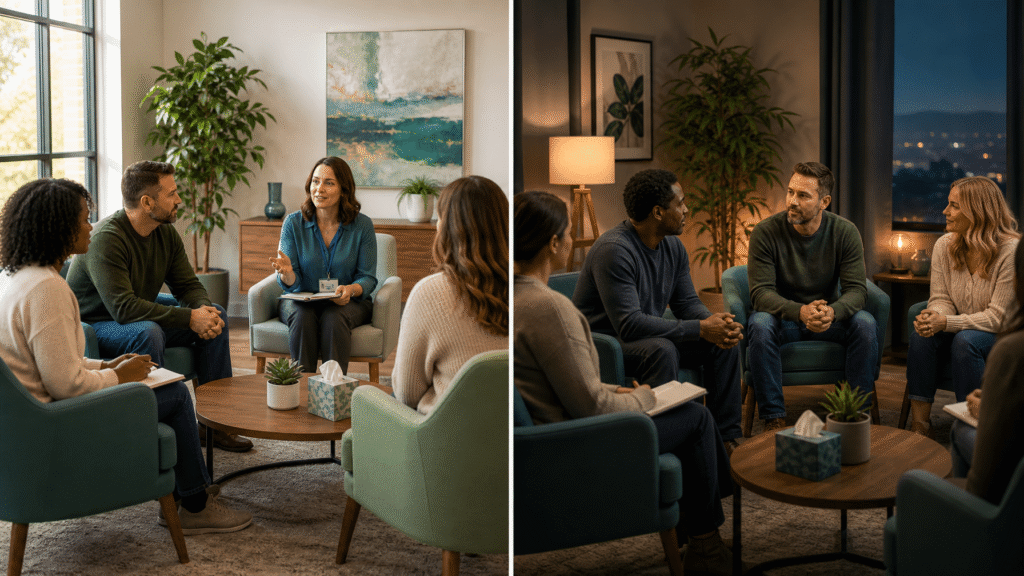 A comparison of PHP and IOP mental health treatment levels at Provive Wellness in Pennsylvania serving Wayne and Scranton