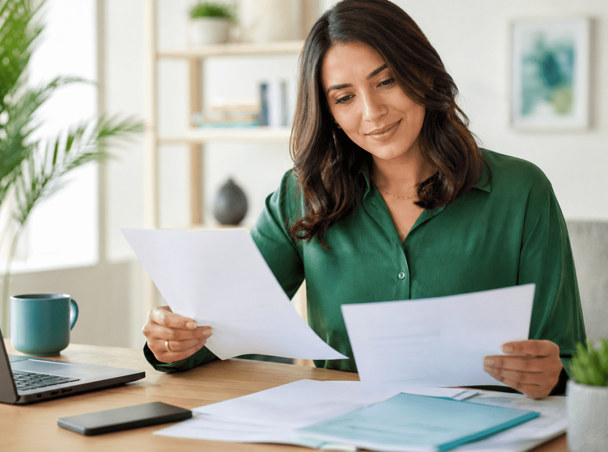 A person reviewing insurance documents for mental health treatment coverage in Pennsylvania
